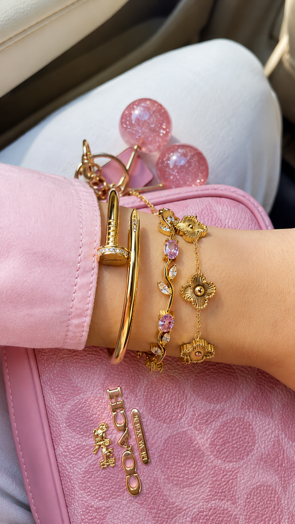 Golden Clover Bracelet